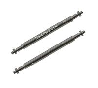masar 24mm XFP200 Heavy Duty Watch Spring Bars Pins - 2.0mm Springbar Diameter - Diver Watch Strap Spring Bar Pins - 1.1mm Tips - Stainless Steel 316L Replacement Pins - 2 Pcs