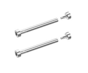 masar 30mm Bar for 26mm Band - Screws - Torx Screw Bars, Star Screw Bars, Screw Pin - Watch Band Strap Mount Compatible Garmin - Silver 2Pcs, Screw, Bar 30mm - Bracelet 26mm