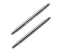masar 38mm SLX150 - Ø 1.5mm - Watch Spring Bars - Double Flange - 0.8mm - INOX - 2 pcs
