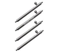 masar 6 to 46 mm Premium Diameter 1.5 mm or 1.6 mm Stainless Steel 316L - Pumps, Bars, Spring Bars for Watch Bands - 2 Pieces or 4 Pieces, Xsa Diameter 1.5 mm Stainless Steel Alloy 0.8 mm 4 Pcs, 22mm