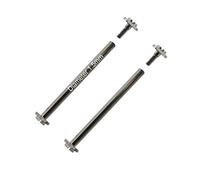 masar 8 to 30mm Ø 1.2mm 1.3mm 1.5mm Premium - Bars and Threaded Screws for Watch Strap - Gold or Silver - Set of 2 pcs