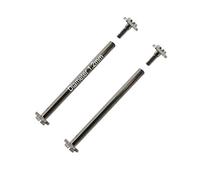 masar 8 to 30mm Ø 1.2mm 1.3mm 1.5mm Premium - Bars and Threaded Screws for Watch Strap - Gold or Silver - Set of 2 pcs