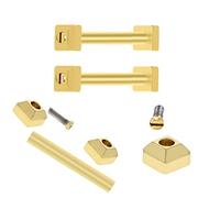 masar Compatible with Cartier Pasha - Pins, Bars, Screw Bars for Watch Bracelet - Bars & Screws for Watch Straps - 2 Pieces - Pasha Gold - 21mm