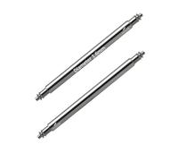 masar Diameter 1.5 to 1.6 mm Premium Stainless Steel 316L (Spacing 6 mm to 46 mm) - Pumps, Spring Bars for Watch Bands - 2 Pcs, Slx Ø 1.6 mm Stainless Steel 316l - 0.8 mm 2 Pcs, 22mm