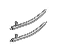 masar Premium Ø 1.8 mm Quick and Curved - Spring Bars for Watch Strap - Quick Release Pins Spring Bars Stainless Steel 316L Curved 2 pcs LR, Xes180c, 20mm XES180C, Luxury