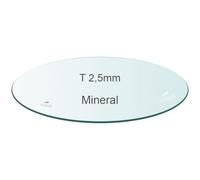 masar Premium Flat Mineral Watch Crystal Glass Ø 37.4mm Round - 2.5mm Thickness - Replacement Watch Glass - 1 Pc