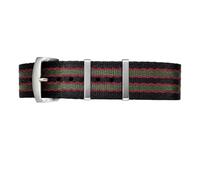 masar Premium Nylon Fabric NATO Strap - NATO G10 11 in - Men's Watch Strap - 316L Stainless Steel Mounting Kit - James Bond Style 007