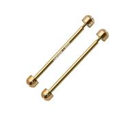 masar Watch Strap Screws - Watch Strap Fixing Screw Bars - Screw Head (H) - 2 Pcs, Gold 140 H Ø 3.7 mm, 18mm, Strap