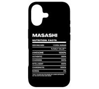 Masashi Nutrition Facts Name Case for iPhone 17
