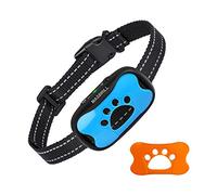 MASBRILL Anti Bark Collars for Dogs, Rechargeable Bark Collar for Small Medium Large Dogs, Dog Barking Collar with Vibrating Beep Training, Stop Dog Barking Deterrent Device 7 Sensitivity Levels(Blue)