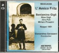 Mascagni, P. - Beniamino Gigli in L'Amico Fritz ; Mascagni