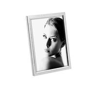 Mascagni - Silver plated metal photo frame with white glitter - photo size 10 x 15 cm
