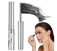 Mascara, 3D Curling Mascara, Mascaras, Metal Eyelash Brush, Natural, Waterproof, Long-Lasting, Black (2 Pieces)