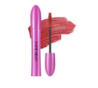 Mascara,5D Silk Fiber Eyelash Volume with Soft Brush, Lash Sensational Volumizing,Long-Lasting Waterproof No Smudge with False Lash Effect(Red）