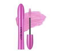 Mascara,5D Silk Fiber Eyelash Volume with Soft Brush, Lash Sensational Volumizing,Long-Lasting Waterproof No Smudge with False Lash Effect(Pink-3）