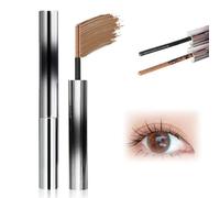 Mascara Black and Brown, 2025 New Makeup Super Lash Building Defines, Ultra Volumising Separated Lashes, Mascara Smudge-Proof Flake-Free Clump-Free for Sensitive Eyes (Brown)