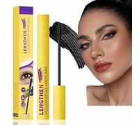 Mascara Black Waterproof,Bubble Mascara,Black Silk Fiber Eyelash Masca/ra with Soft Masca/ras Brush,Smudge Proof Long Lasting 4D Silk Fiber Mas Cara for Makeup,Waterproof Masc-ara,Thrive Masc-ara