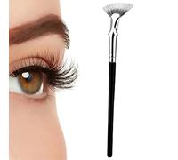 Mascara Fan Brush - Fan-Shaped Double-Bristle Eyelash Brush | 120° Folded Wand with Soft Dual-Layer Bristles | Makeup Tool for Beginners & Pros, Lengthens & Separates Lashes for Precision Application
