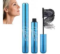 Mascara for Mature Women & Sensitive Eyes - Volumizing & Lengthening Waterproof Mascara with Large Tub Formula - Gentle, Smudge-Proof Lash Enhancer for Aging Lashes, Black Volume