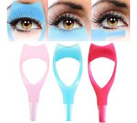Mascara Shield Applicator Guard - 3-In-1 Eyelash Tool Set - Mascara Shield Applicator, Upper & Lower Lash Guard, Eyelash Comb - Professional Cosmetic Tool For Girls And Women (3 Colors)
