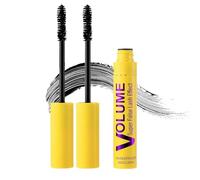 Mascara Smudge-Proof, Clump-Proof, Waterproof Formula Creates Thick, Well-Defined Lashes, Enhances The Natural Look, Can be Layered to Boost Curl (2pcs)