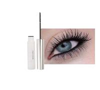 Mascara Waterproof Black, Mascara Waterproof, Ultra Fine Waterproof Mascara Black, Long-lasting Cream Mascara with Silk Fibre, Extending, Smudge- and Clump-Free (Black)