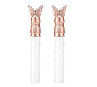 Mascara Waterproof Essence Colossal Bubble Fiber - Lengthening Eye Lash Makeup, Volumizing Lash Blast Bond, Waterproof Mascara Volume and Length, Non-Smudge, Curling & Sweatproof (2pcs)