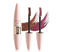 Mascara Waterproof for Volume and Length, 2 Pieces Brown Burgundy Mascara Long Eyelashes, Fibre Mascara, Long-Lasting Lump-Free, Smudge-Proof, Voluminous and Definition Lashes Makeup for Women 03+04