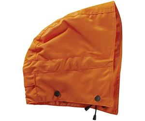 Mascot 05114-880-14 Maccall Complete Press Studs Lining Water Repellent Hood, Size One, Hi-Vis Orange