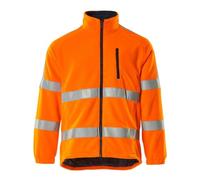 Mascot 05242-125-14 Salzburg Safe Arctic Windproof Lining Class 3 Fleece Jacket, Size 4XL, Hi-Vis Orange