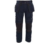 Mascot 06231-010-010-90C50 Size L90cm/C50 "Almada" Craftsmen's Trousers - Black/Blue