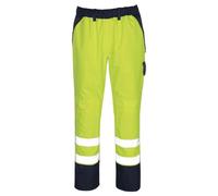 Mascot 07090-880-171 Linz Safe Image Waterproof Class 2 Over Trouser, Size 2XL, Hi-Vis Yellow/Navy