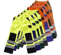 Mascot Workwear 07179 Safe Compete Trousers with kneepad pockets Hi-Vi 28.5" 32"