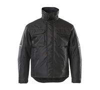 Mascot 10135-194-09 Columbus Industry Quilted Lining Water Repellent Winter Jacket, Size XL, Black