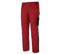 Mascot Workwear 12579 Unique Trousers with thigh pockets Red/Black Wai 34.5" 35"