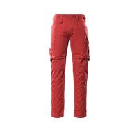 Mascot Workwear 12579 Unique Trousers with thigh pockets Red/Black Wai 36.5" 35"