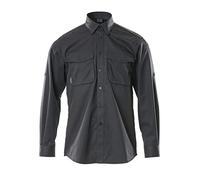 Mascot 13004-230-09 Mesa Crossover Modern Fit Shirt, Size 37-38, Black