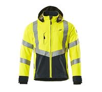 Mascot 15502-246-17010-3XL Size 3X-Large "Blackpool" Softshell Jacket - Yellow/Black/Blue