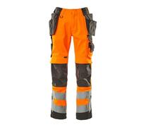 Mascot 15531-860-1418-76C52 Size L76cm/C52 "Wigan" Craftsmen's Trousers - Orange/Dark Anthracite