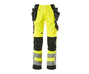 Mascot 15531-860-1709-90C62 Size L90cm/C62 "Wigan" Craftsmen's Trousers - Yellow/Black
