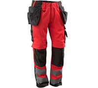 Mascot 15531860-22218-90C58 Size L90cm/C58 "Wigan" Craftsmen's Trousers - Red/Dark Anthracite