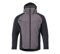 Mascot 16002-149-88809 Darmstadt Unique Water Repellent Extra Insulating Winter Jacket, Size L, Anthracite/Black
