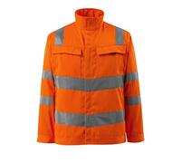 Mascot 16909-860-14 Bunbury Safe Light High Durability One Tone Class 3 Jacket, Size XL, Hi-Vis Orange