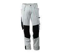 Mascot 17179-311-06-82C50 Trousers with Kneepad Pockets, White, 82C50