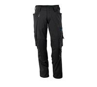 Mascot 17179-311-09-90C60 Trousers with Kneepad Pockets, Black, 90C60