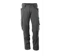 Mascot 17179-311-18-90C60 Trousers with Kneepad Pockets, Dark Anthracite, 90C60