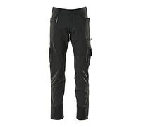 Mascot Workwear 17279 Advanced Trousers Black Waist: 33.5" Inside 33.5" 30"