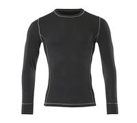 Mascot 50027-871-09 Logrono Crossover Moisture Wicking Extra Insulating Functional Under Shirt, Size 3XL, Black
