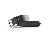 Mascot 50081-990-09 Congo Complete Leather Metal Buckle Belt, Size 100, Black
