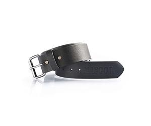 Mascot 50081-990-09 Congo Complete Leather Metal Buckle Belt, Size 120, Black